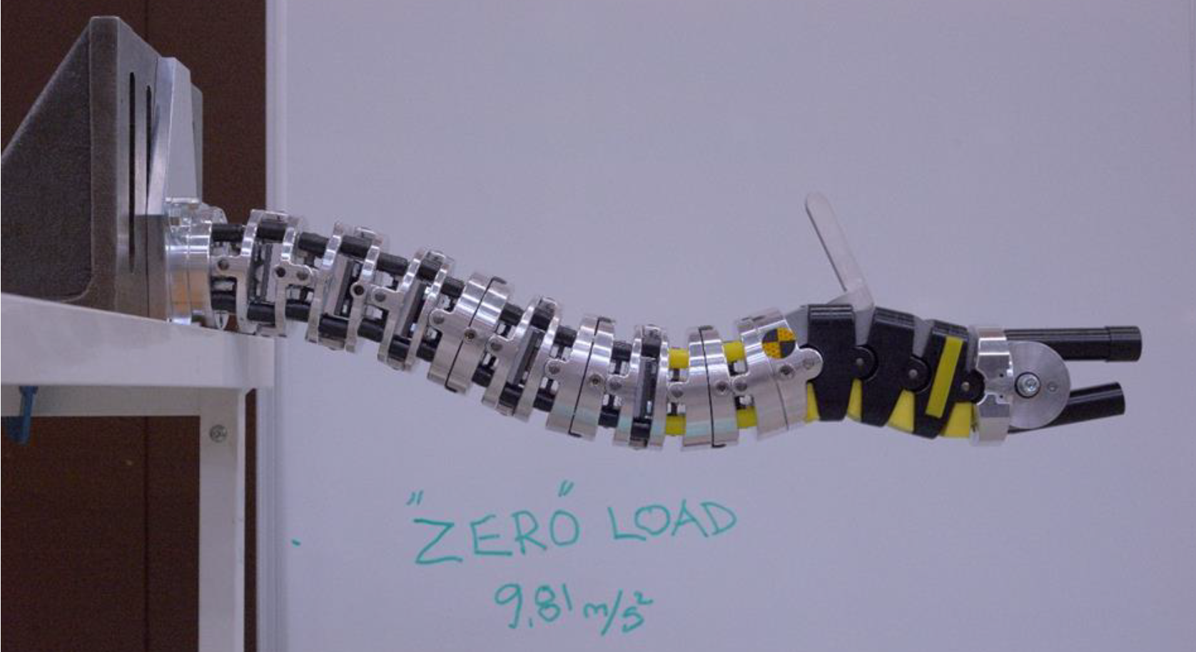 Spine bending test setup